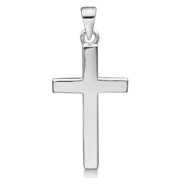 13 x 20 mm Støvring Design kors hängen i silver