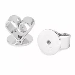 ploppar i 14 karat vitguld