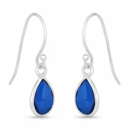 droppe örhängen i silver - Loom Stones