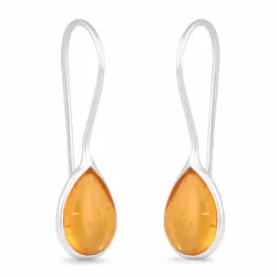 bärnsten örhängen i silver - Loom Stones