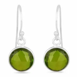 peridot örhängen i silver