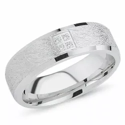 zirkon ring i rhodinerat silver
