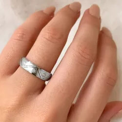 ring i rhodinerat silver
