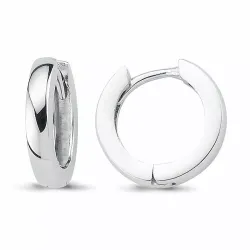 16,5 mm creoler örhängen i rhodinerat silver