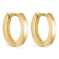 12 mm creol i 8 karat guld