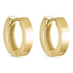 12 mm creol i 14 karat guld
