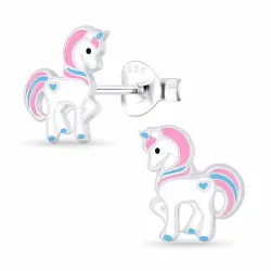 enhörning barnörhängen i silver - Little Ones