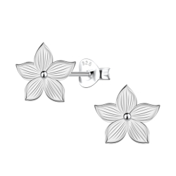 blommor örhängen i silver