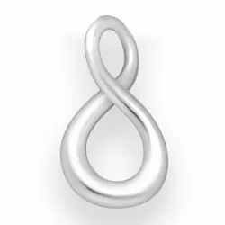 evighet hängen i silver