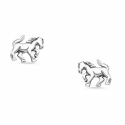 hästar örhängestift i silver - Little Ones