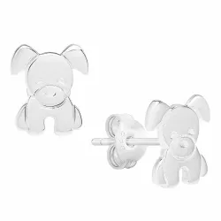 hundar örhängestift i silver - Little Ones
