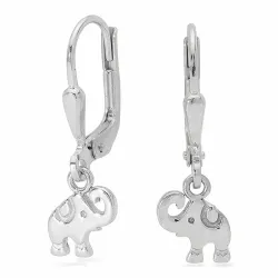 elefant örhängen i silver - Little Ones