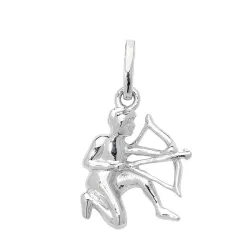 stjärnteck skytten hängen i silver