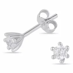 4-4,5 mm örhängestift i silver