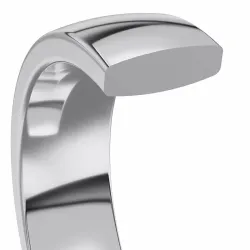 6 mm vigselsringar i 9 karat vitguld - set