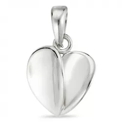 hjärta hängen i silver