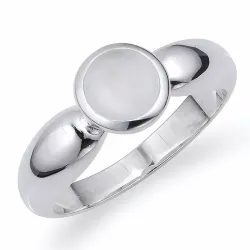 Månsten ring i silver