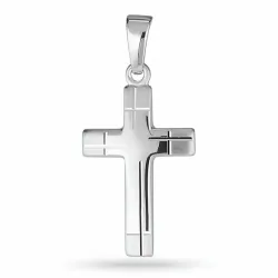 kors hängen i silver - Amoré