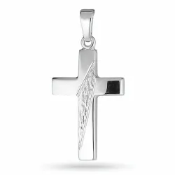 kors hängen i silver - Amoré
