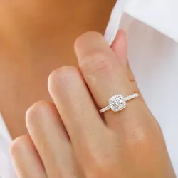 zirkon ring i silver