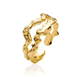Sistie x Signe Kragh ring i förgyllt silver