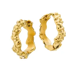 12 mm Sistie2ND creol i förgyllt stål