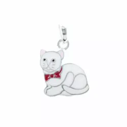 katter hängen i silver