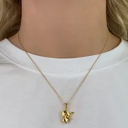 elefant hängen i förgyllt silver - Little Ones