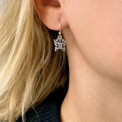 fjärilar örhängen i silver