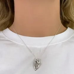 mor och barn hängen i silver