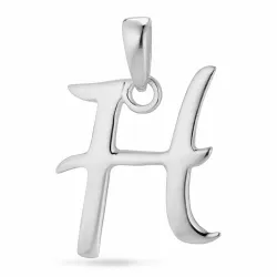 bokstav h hängen i silver - My Letter