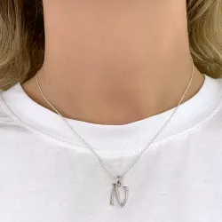 bokstav n hängen i silver - My Letter