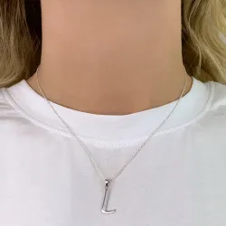 bokstav l hängen i silver - My Letter