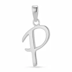 bokstav p hängen i silver - My Letter