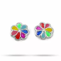 små blommor örhängestift i silver - Little Ones