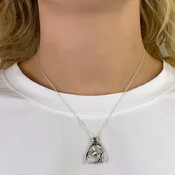 hästar hängen i silver