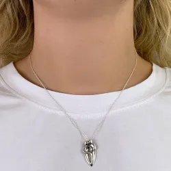 mor och barn hängen i silver