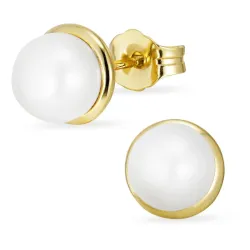 6-6,5 mm örhängestift i 8 karat guld - Gold Collection