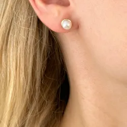 6-6,5 mm örhängestift i 8 karat guld - Gold Collection