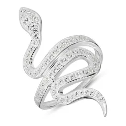 zirkon ring i silver