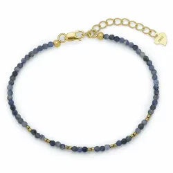 sten armband med sodalit og hematite - Loom Stones