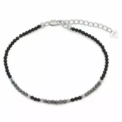 armband med onyxer og hematite.