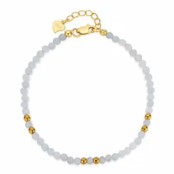 armband med akvamarin