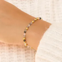 armband med kvarts - Loom Stones