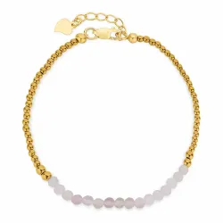 armband med ametist og hematite