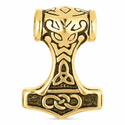 tors hammare hängen i förgyllt stål