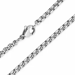 veneziahalskedja i stål 50 cm x 3,0 mm