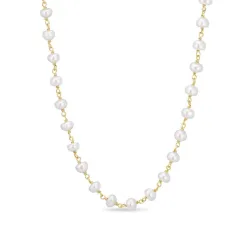5,5 mm halsband med sötvattenspärlor