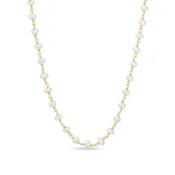 4,5 mm halsband med sötvattenspärlor