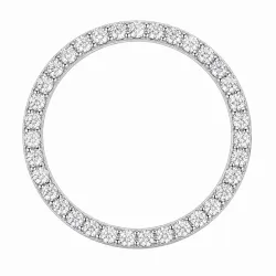 runt lab grown diamant hängen i 14  carat vitguld 1,03 ct